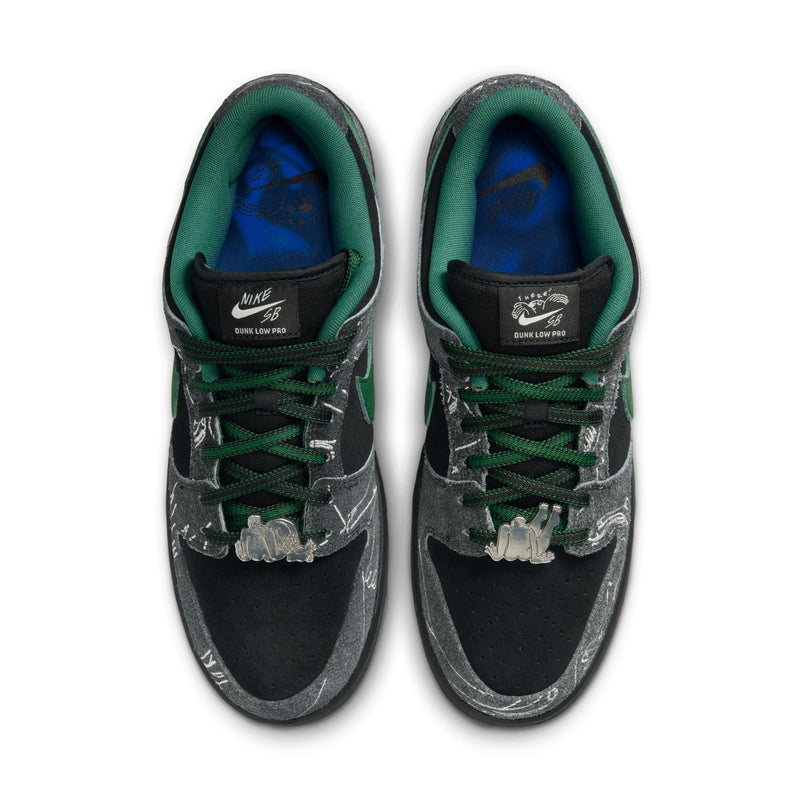 Nike SB Dunk Low x There - Black/Gorge Green-Summit White