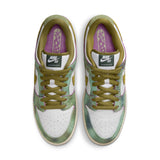 Nike SB Dunk Low Pro - Oil Green/Desert Moss-White