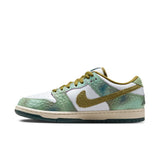 Nike SB Dunk Low Pro - Oil Green/Desert Moss-White