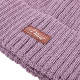 Dime Cursive Fold Beanie - Pink Lylac