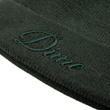 Dime Cursive Wool Beanie - Forest