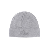 Dime Cursive Wool Beanie - Heather Grey