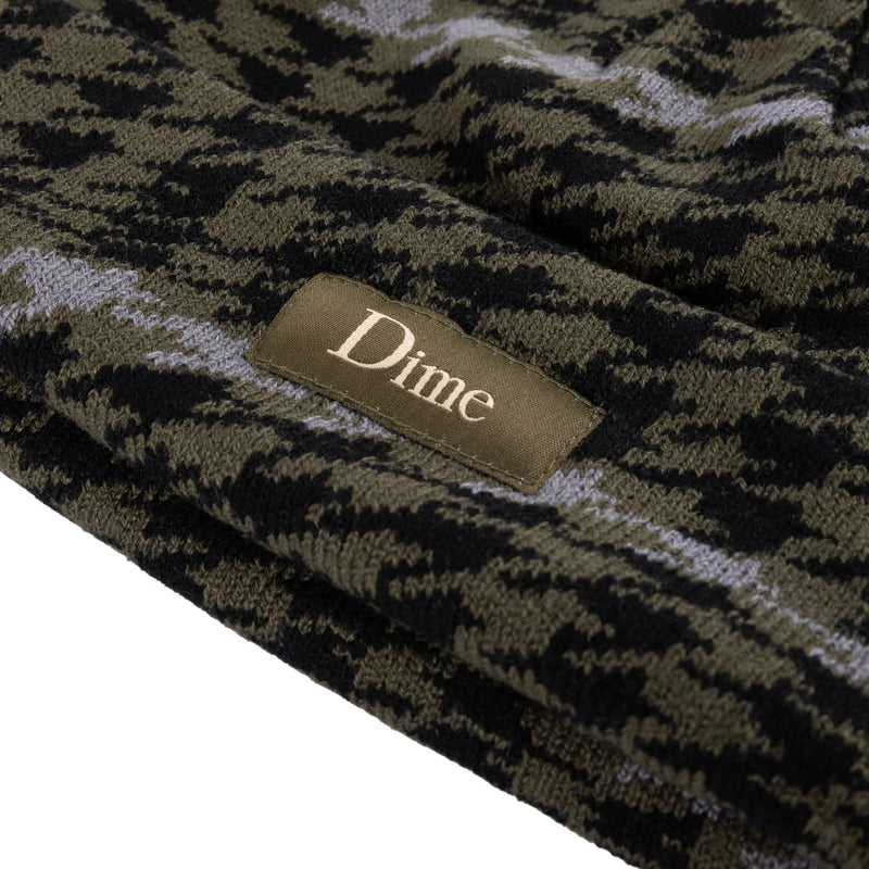 Dime Wavetooth Cuff Beanie - Army Green