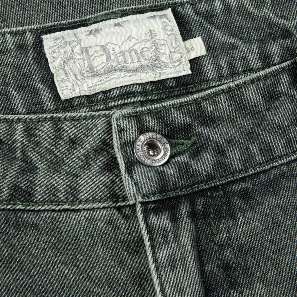 Dime Classic Relaxed Fit Denim Pants - Faded Green