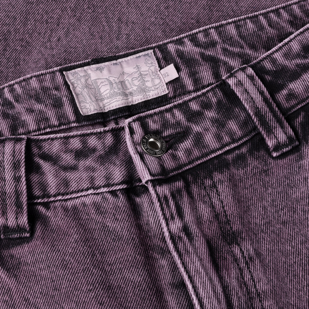 Dime Classic Relaxed Denim Pants - Overdyed Plum