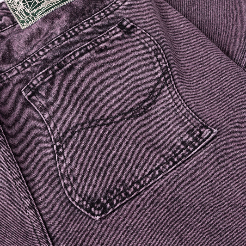 Dime Classic Relaxed Denim Pants - Overdyed Plum