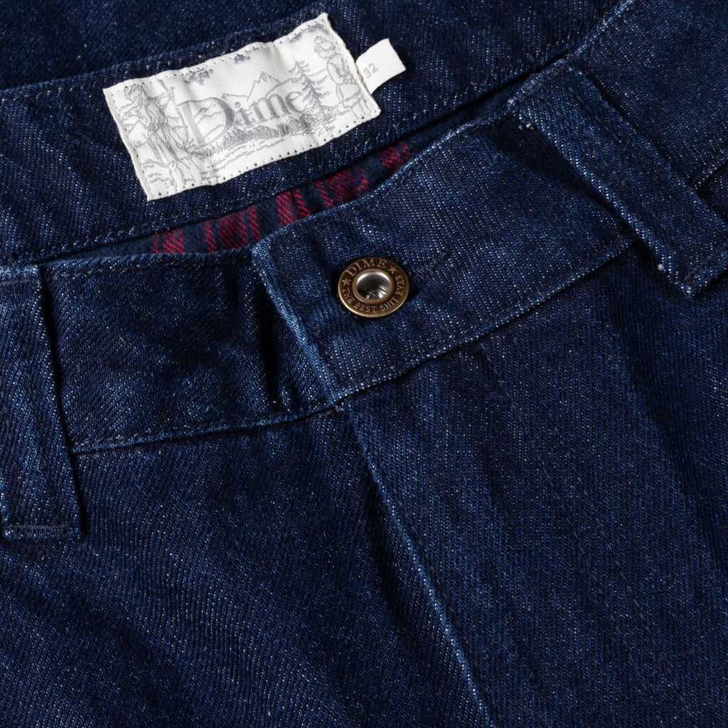 Dime Secret Baggy Denim Pants - Indigo