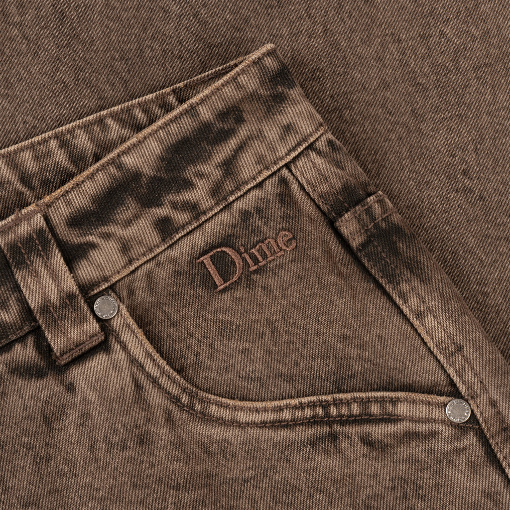 Dime Classic Relaxed Denim Pant - Faded Brown