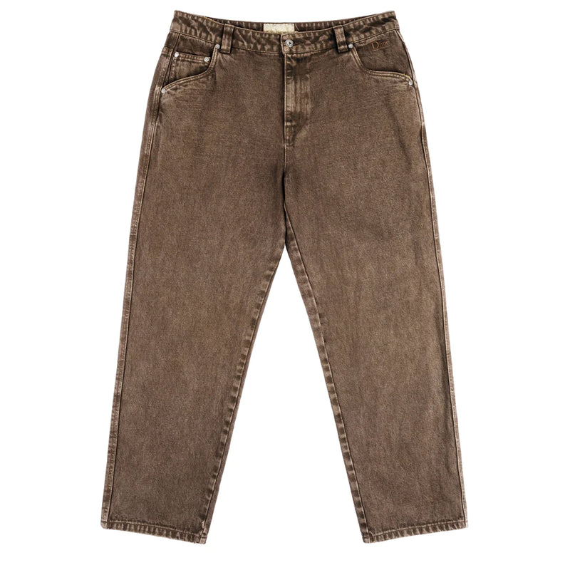 Dime Classic Relaxed Denim Pant - Faded Brown