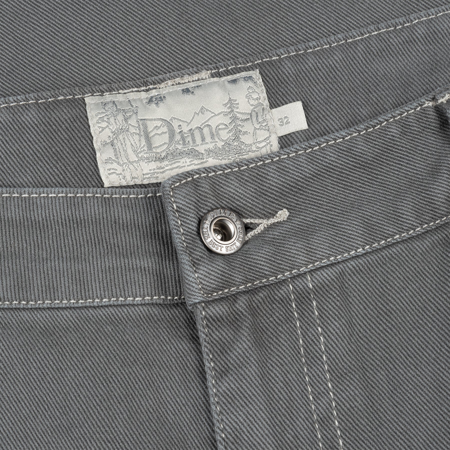 Dime Classic Baggy Pants - Dark Grey