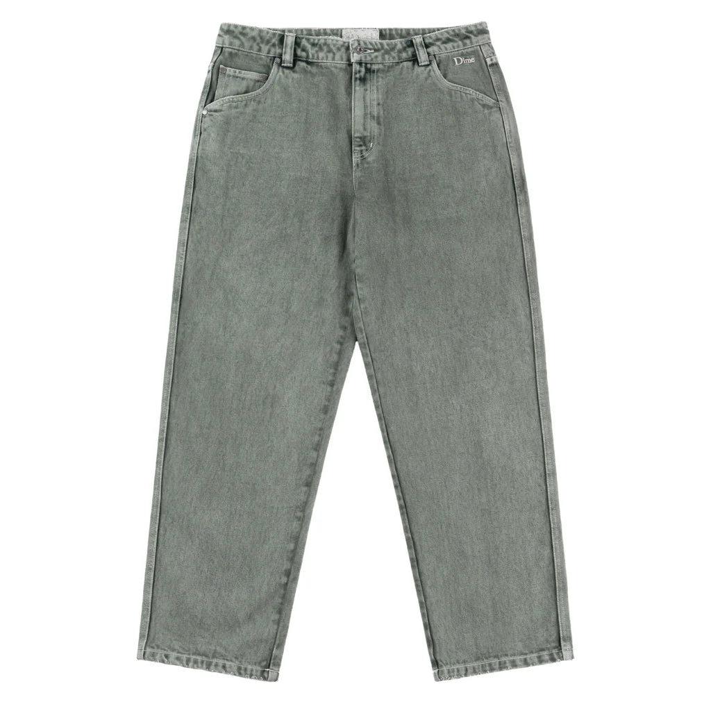 Dime Classic Relaxed Denim Pant - Overdyed Forest