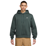 Nike SB Fleece Pullover Skate Hoodie - Vintage Green/White