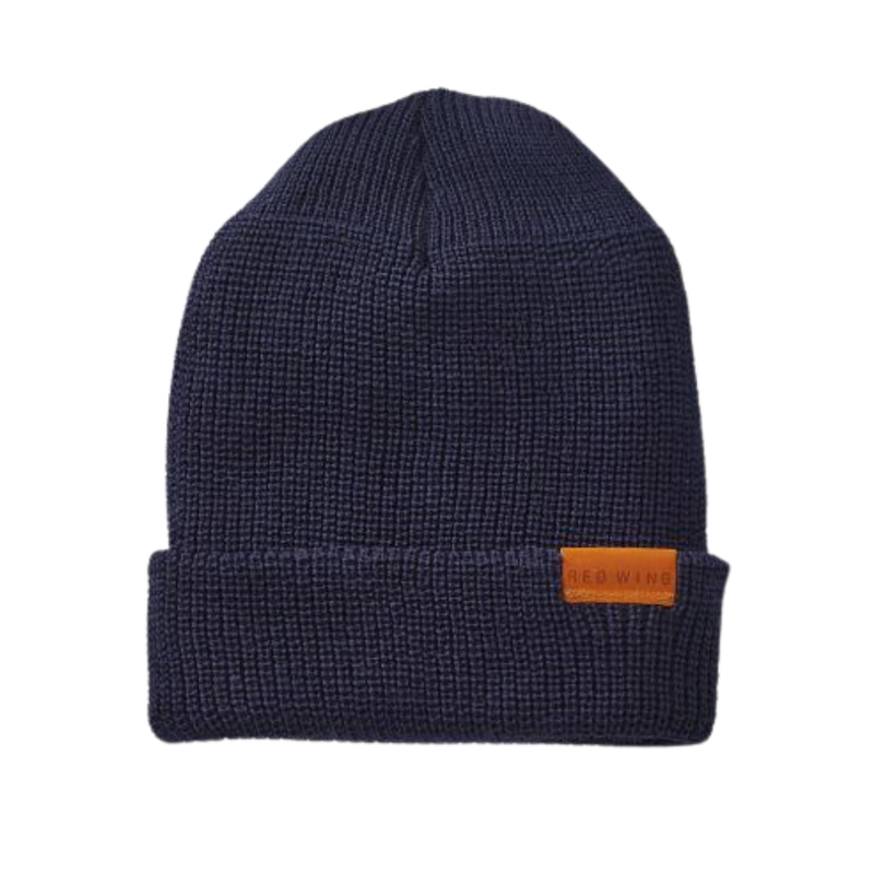 Red Wing Heritage Merino Wool Knit Beanie - Dark Navy