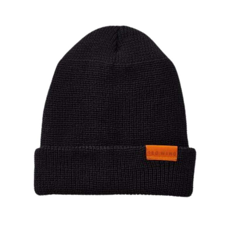 Red Wing Heritage Merino Wool Knit Beanie - Black