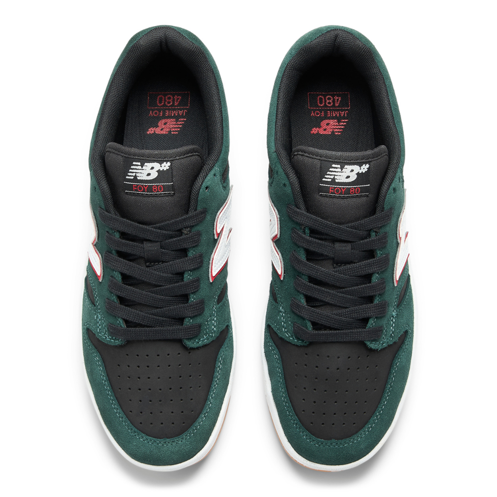 New Balance Numeric 480 x Jamie Foy - Forest Green With Black