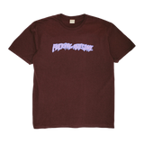 Fucking Awesome Stamp Logo T-Shirt - Brown/Purple