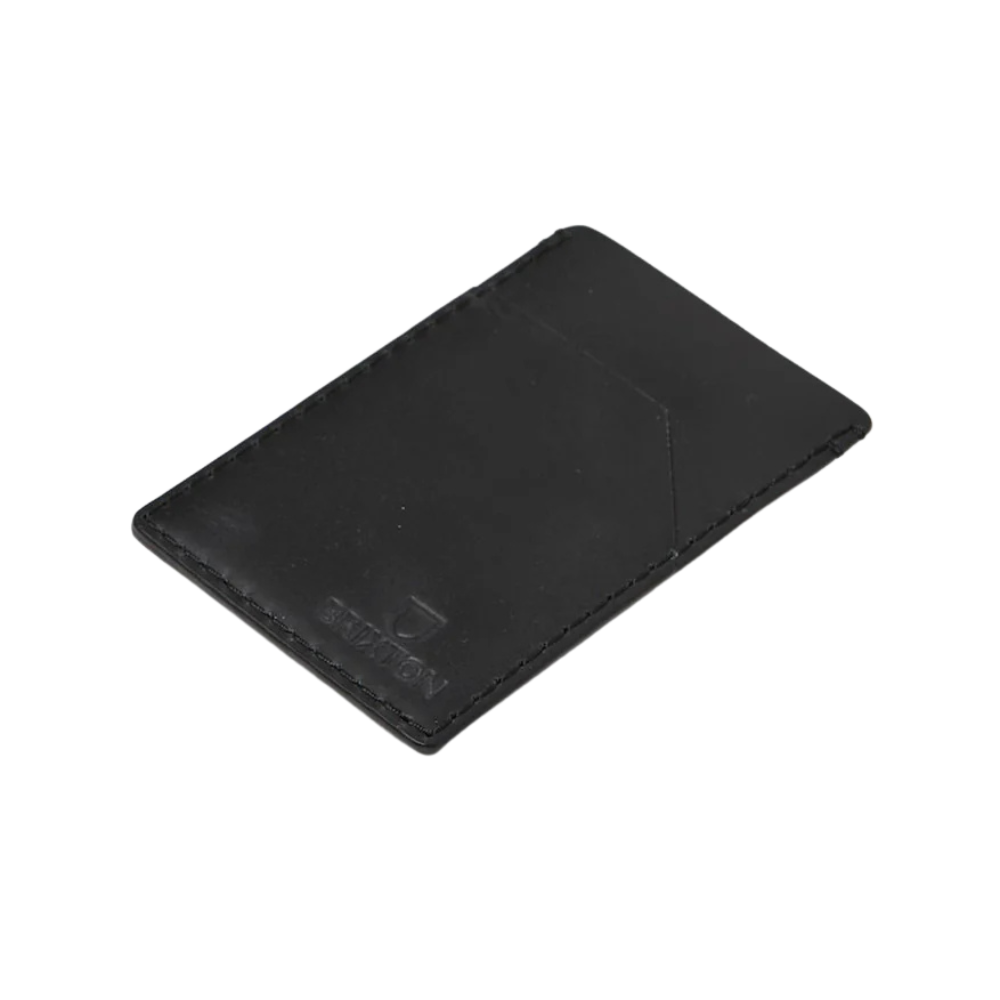 Brixton Traditional Card Holder - Black/Black