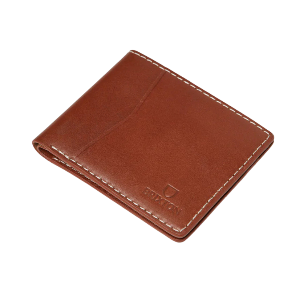 Brixton Traditional Leather Wallet - Brown