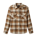 Brixton Bowery L/S Flannel - Whitecap/Pinecone Brown/Burro