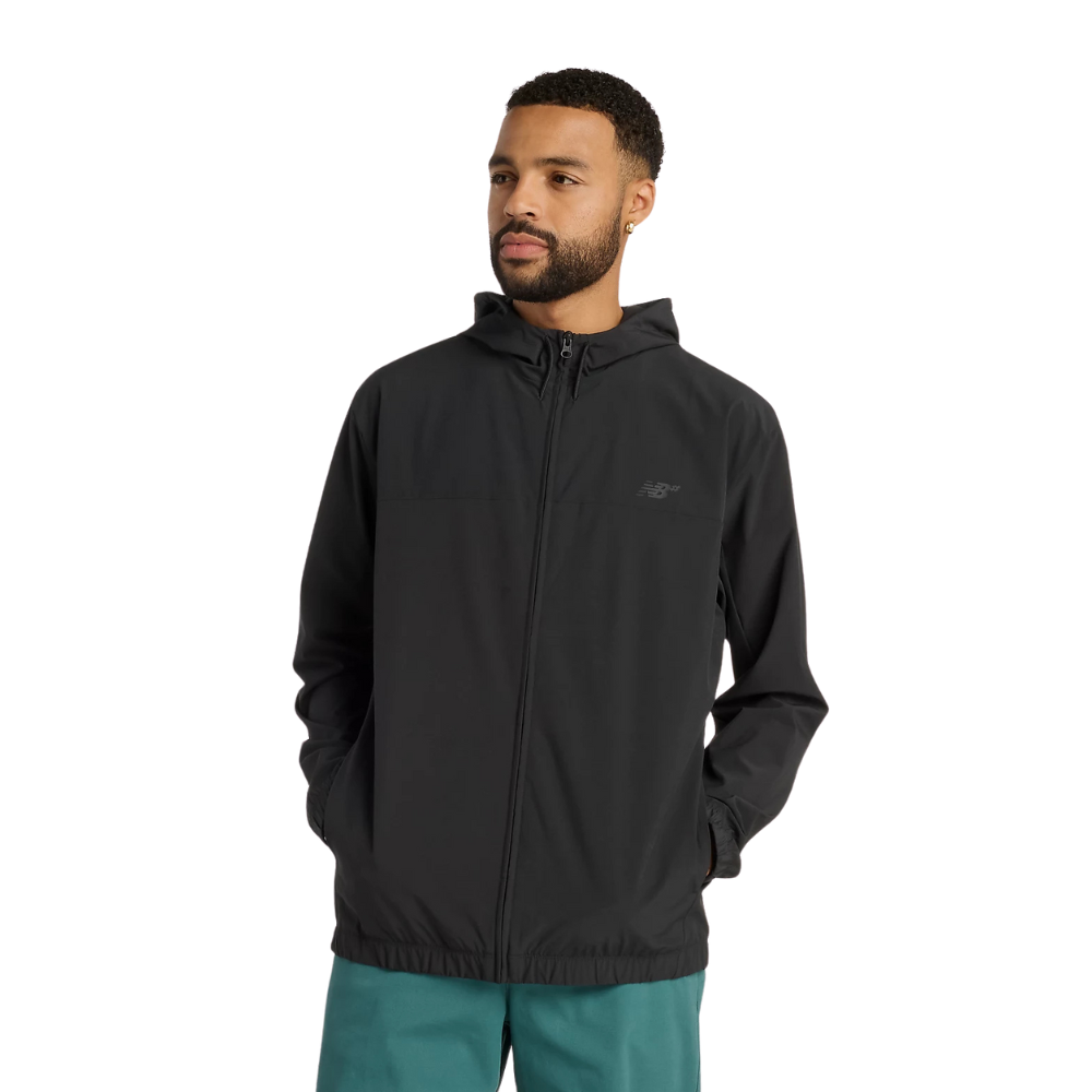 New Balance Numeric Woven Full Zip Jacket - Black