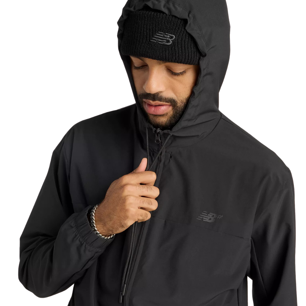 New Balance Numeric Woven Full Zip Jacket - Black