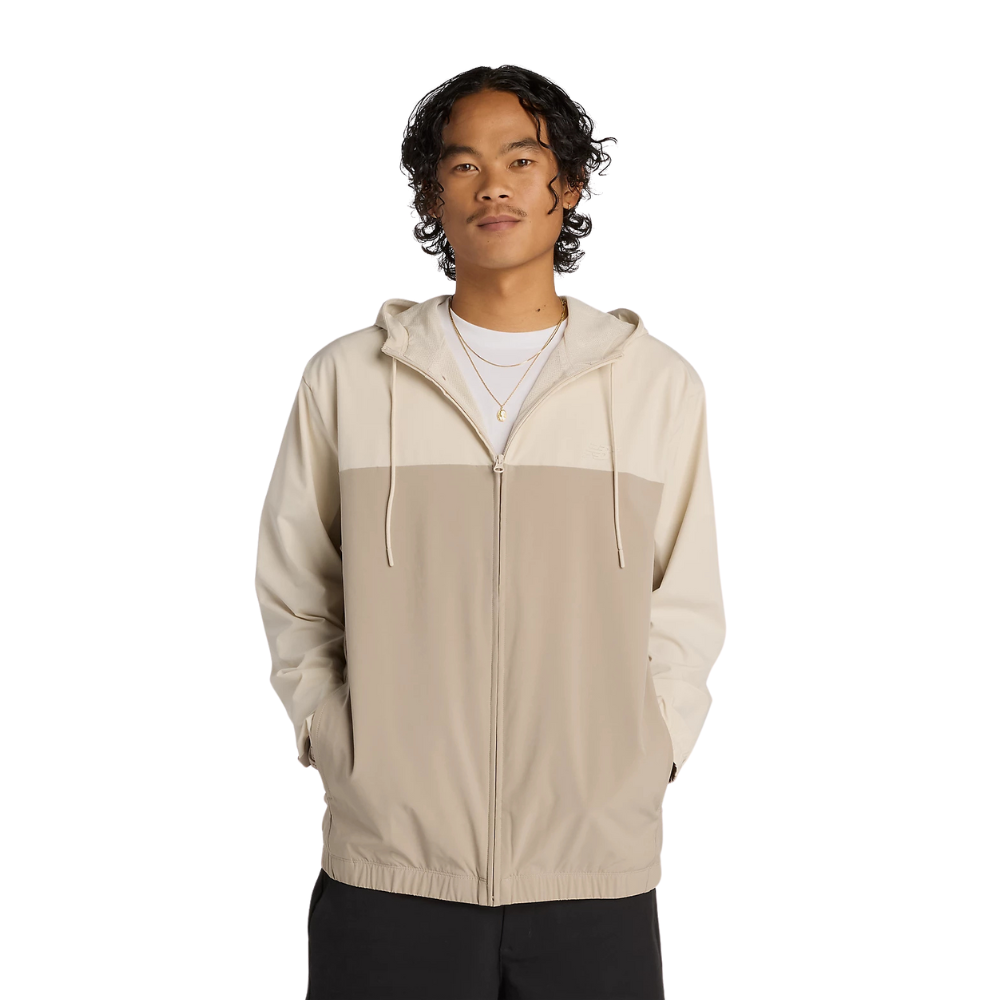 New Balance Numeric Woven Full Zip Jacket - Arid Stone