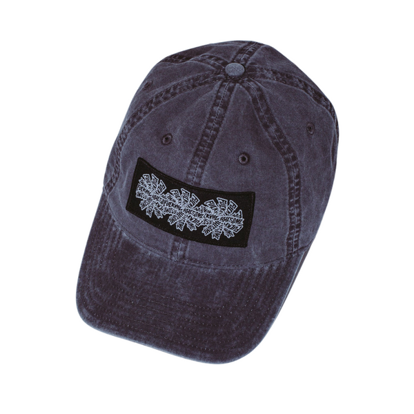 Fucking Awesome Three Spiral Edge Stitch 6 Panel Hat - Charcoal