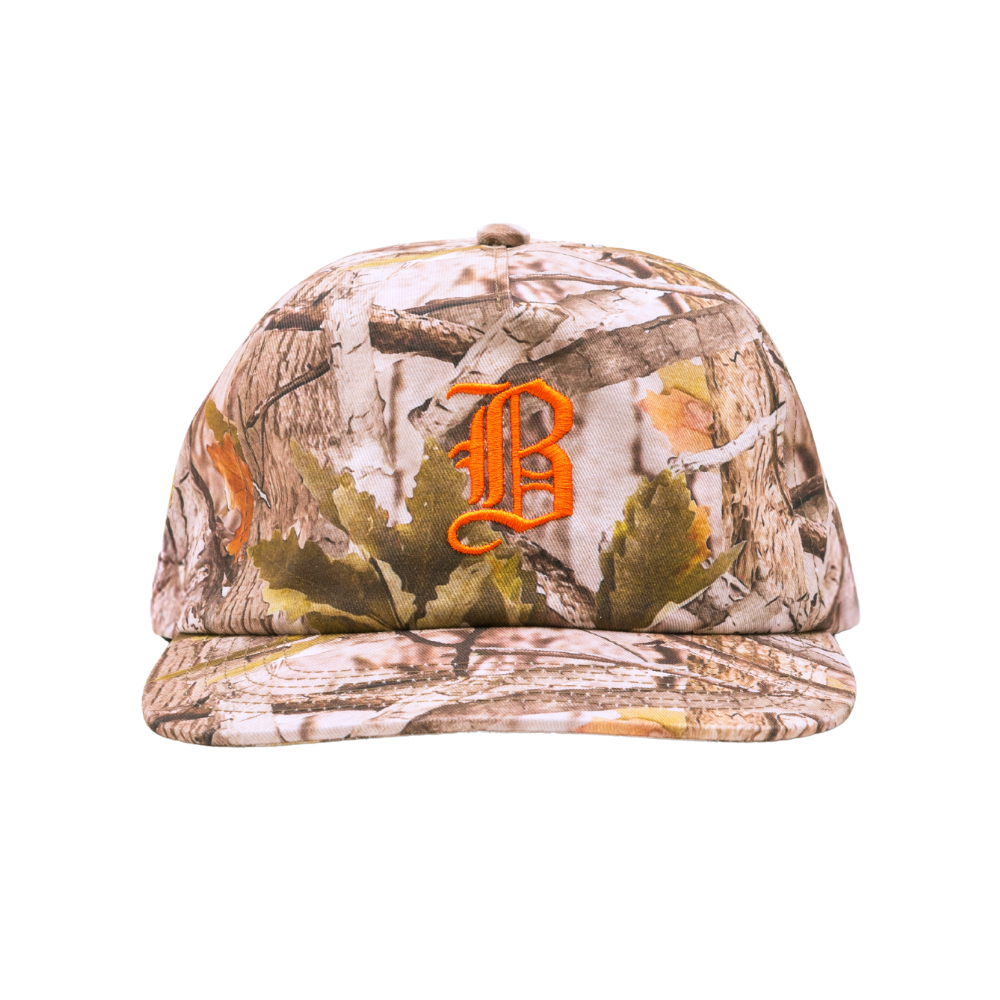 The Bunt B Script Hat - Real Tree Camo