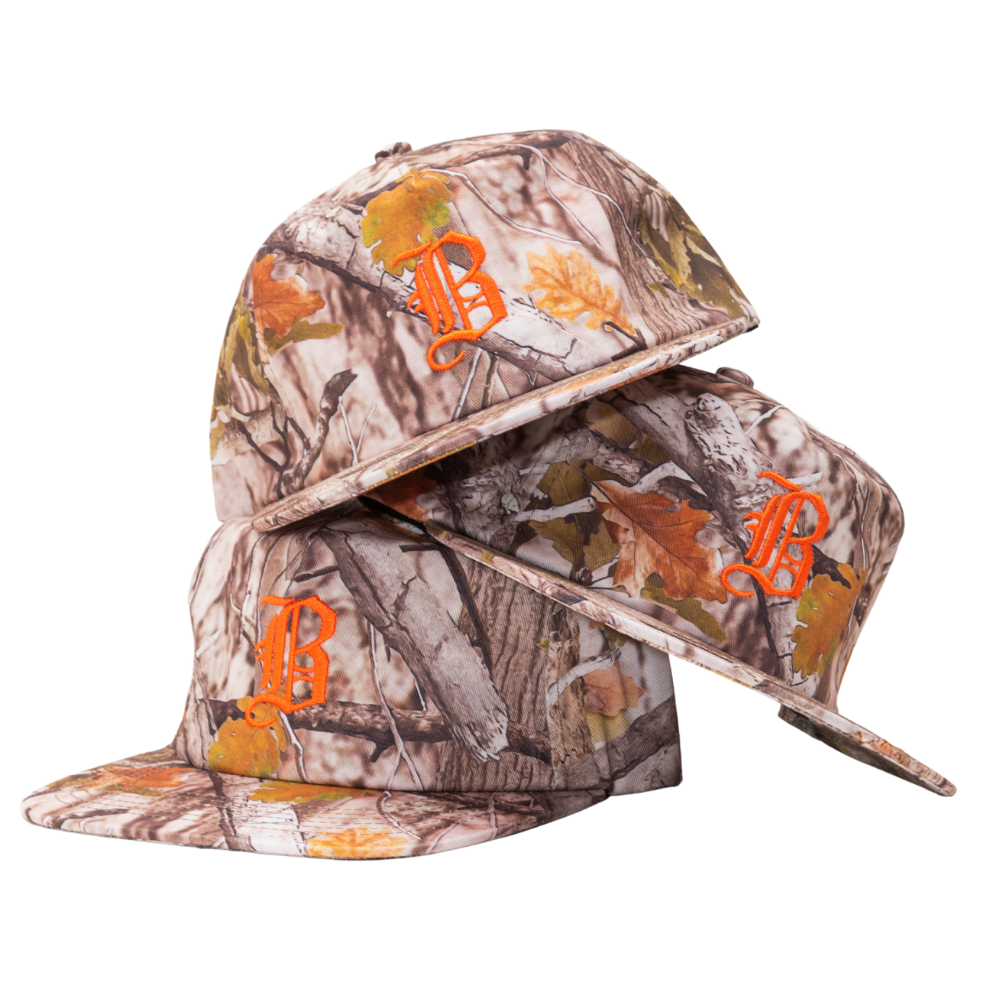 The Bunt B Script Hat - Real Tree Camo