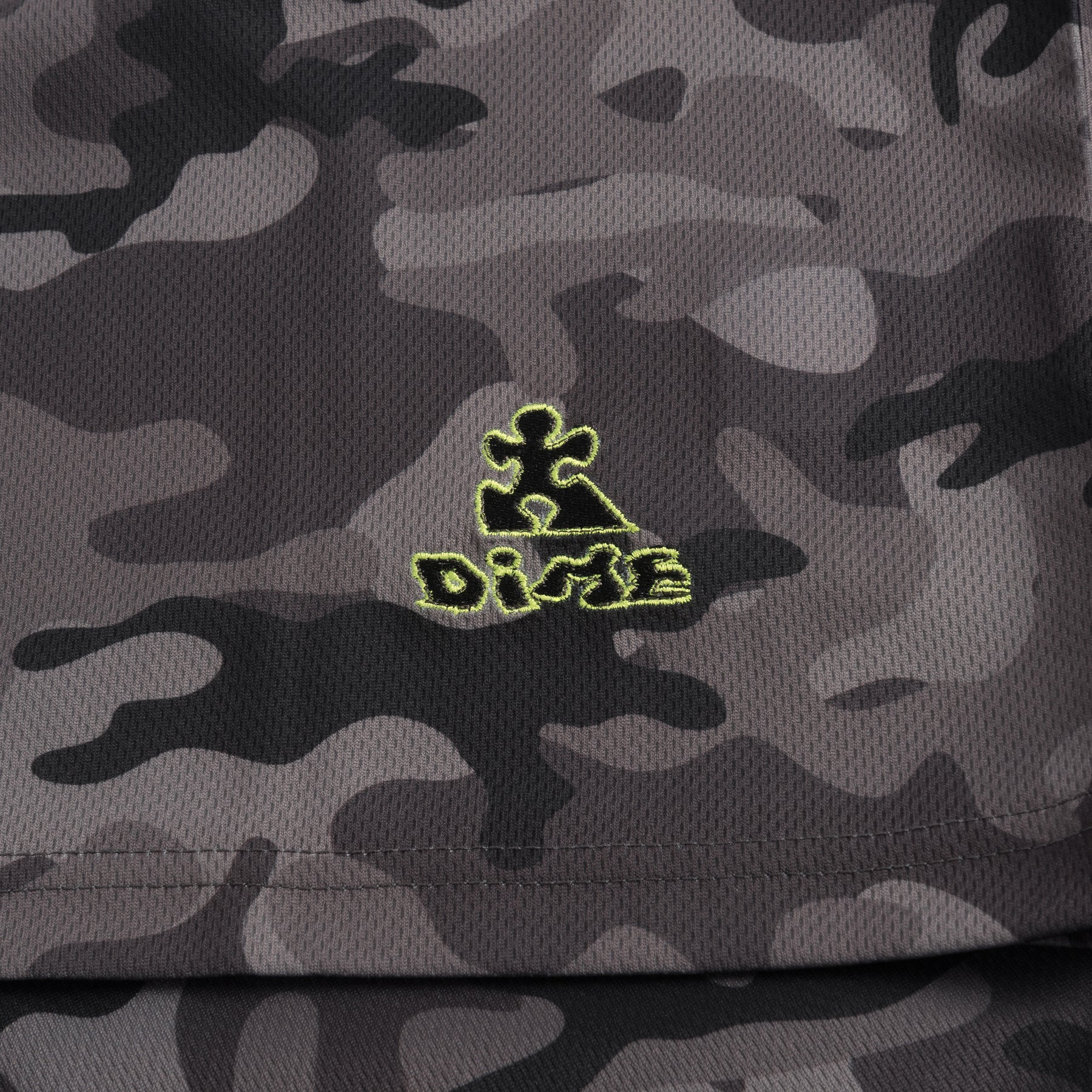 Dime Camo Mesh T-Shirt - Charcoal