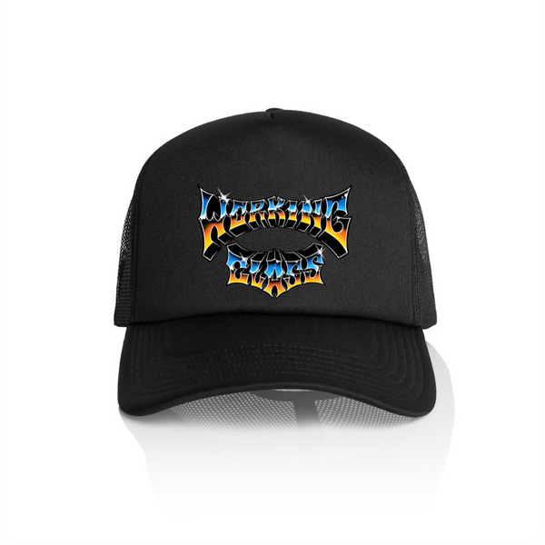 Working Class Ramone Trucker Cap - Black