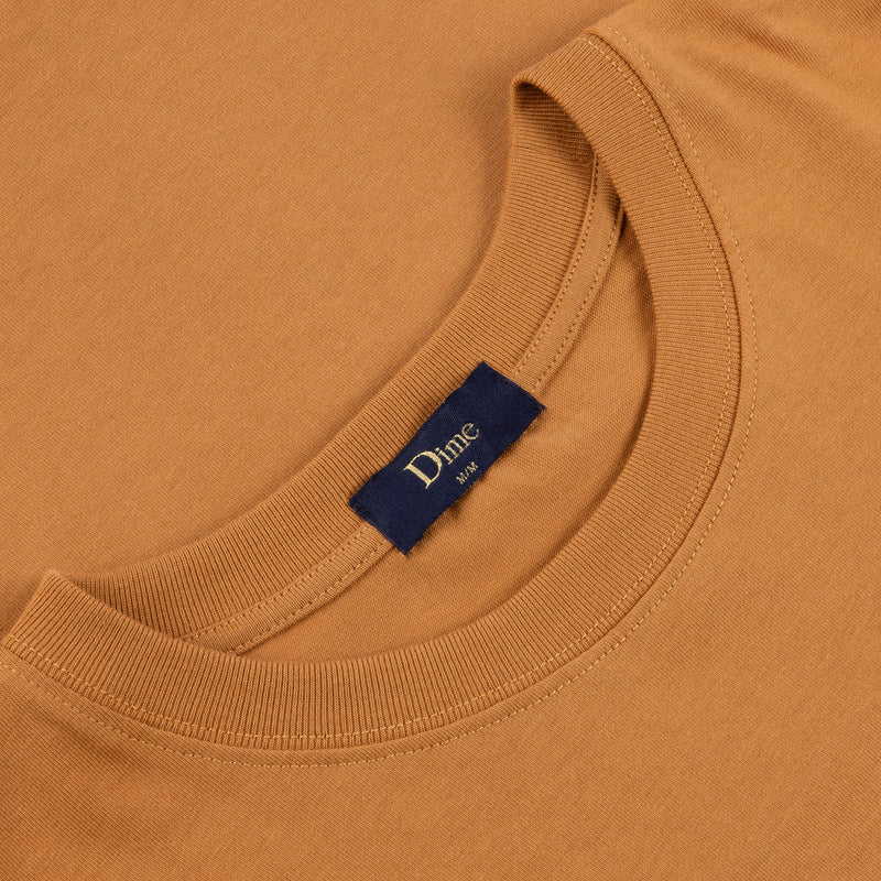 Dime Classic Small Logo T-shirt - Almond