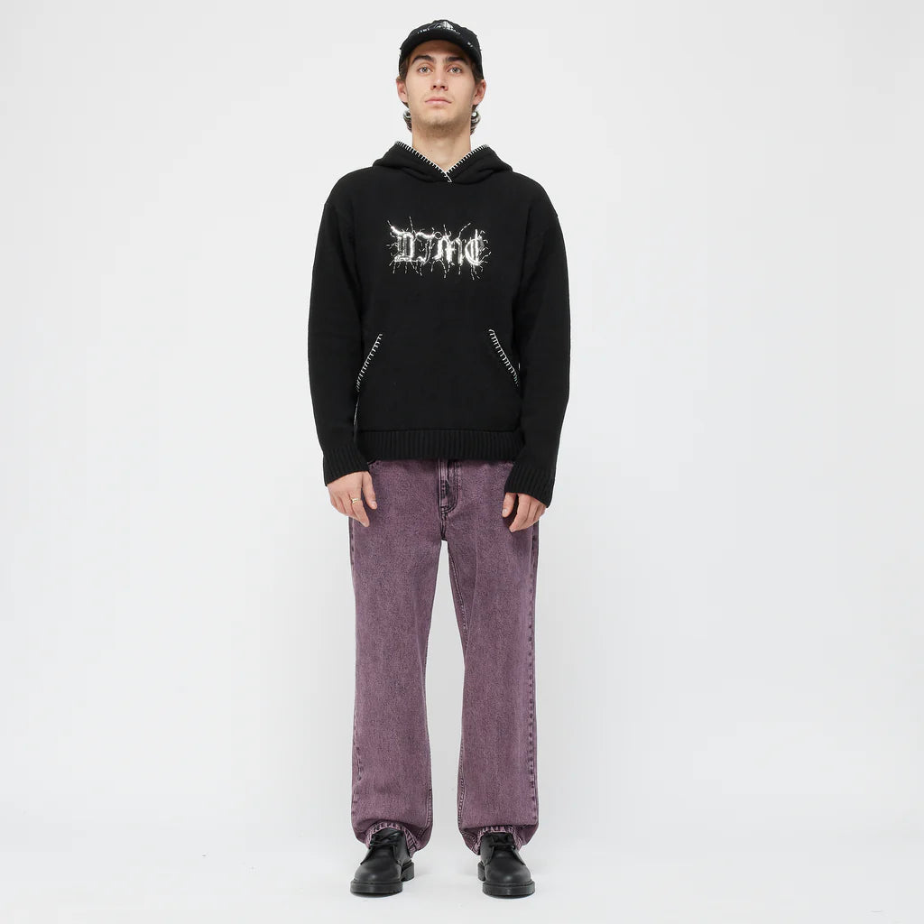 Dime Classic Relaxed Denim Pants - Overdyed Plum