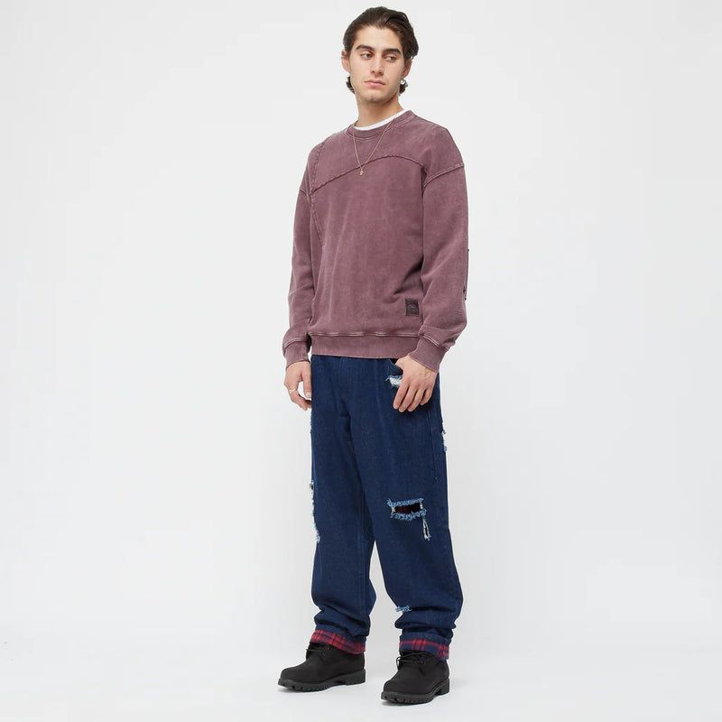 Dime Secret Baggy Denim Pants - Indigo