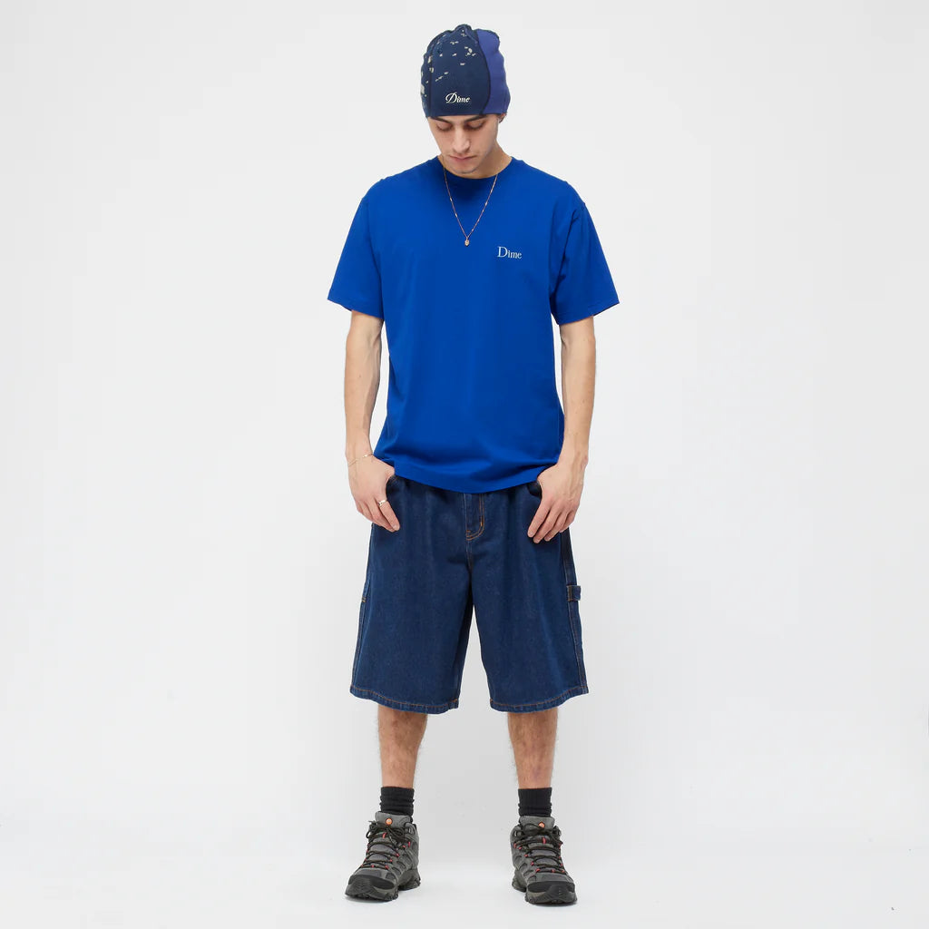 Dime Classic Small Logo T-shirt -Navy Blue