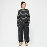 Dime Houndstooth Knit - Coal