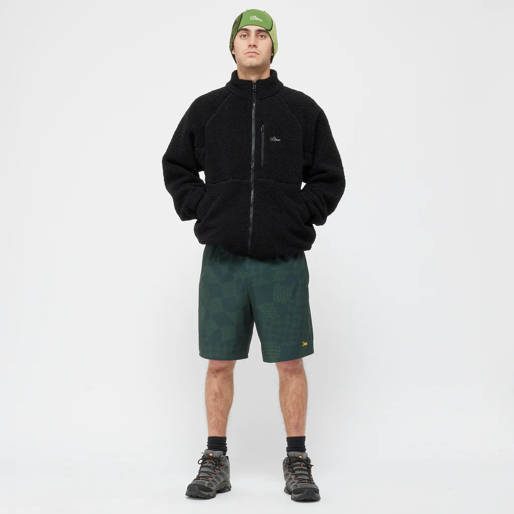 Dime Polar Fleece Sherpa Zip - Black