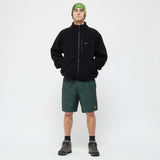 Dime Polar Fleece Sherpa Zip - Black