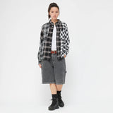 Dime Triple Plaid Shirt - Black