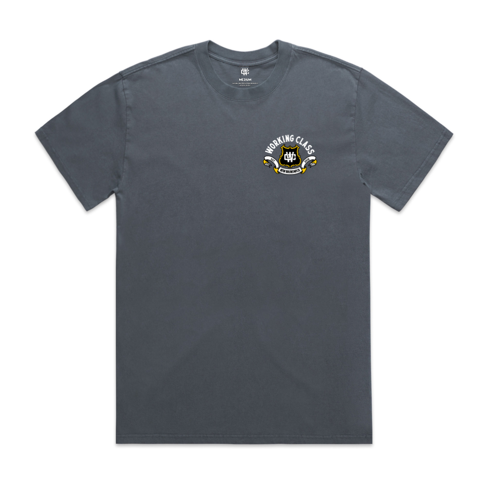 Working Class Eagle Crest Tee - Faded Indigo