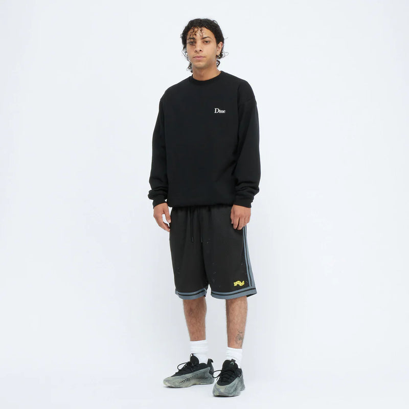 Dime Classic Small Logo Crewneck - Black