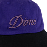 Dime Cursive Low Pro Cap - Purple/Black