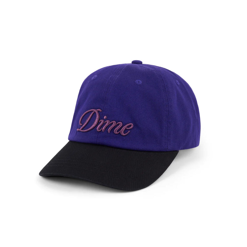 Dime Cursive Low Pro Cap - Purple/Black