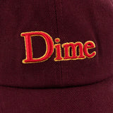 Dime Classic Low Pro Cap - Burgundy