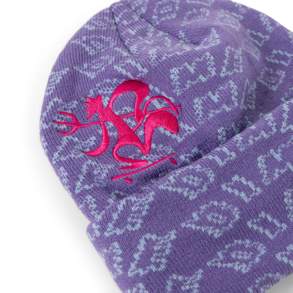 Dime Chopper Fold Beanie - Lavender