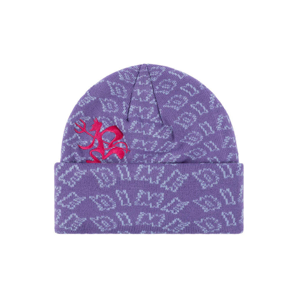 Dime Chopper Fold Beanie - Lavender