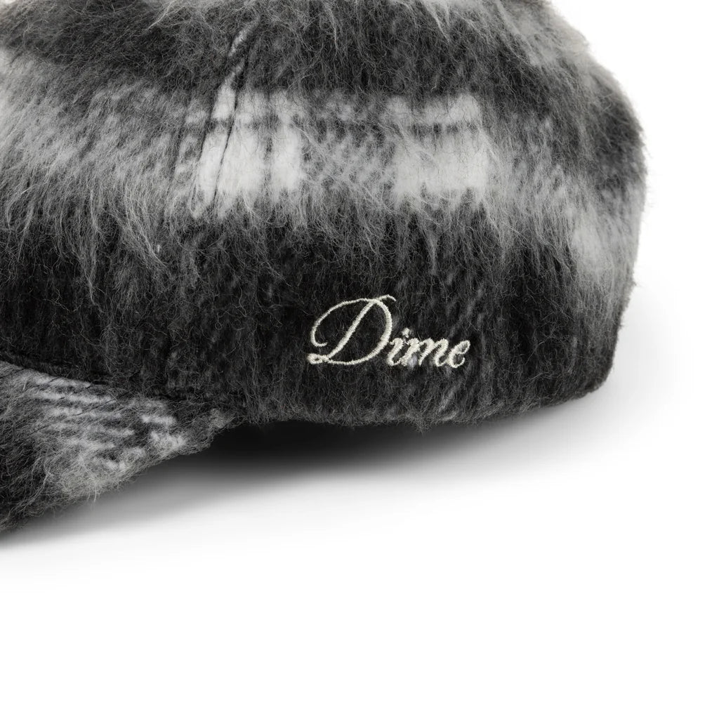 Dime Shaggy Low Pro Cap - Black Plaid