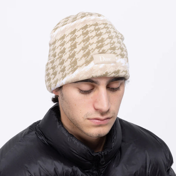 Dime Wavetooth Cuff Beanie - Tan