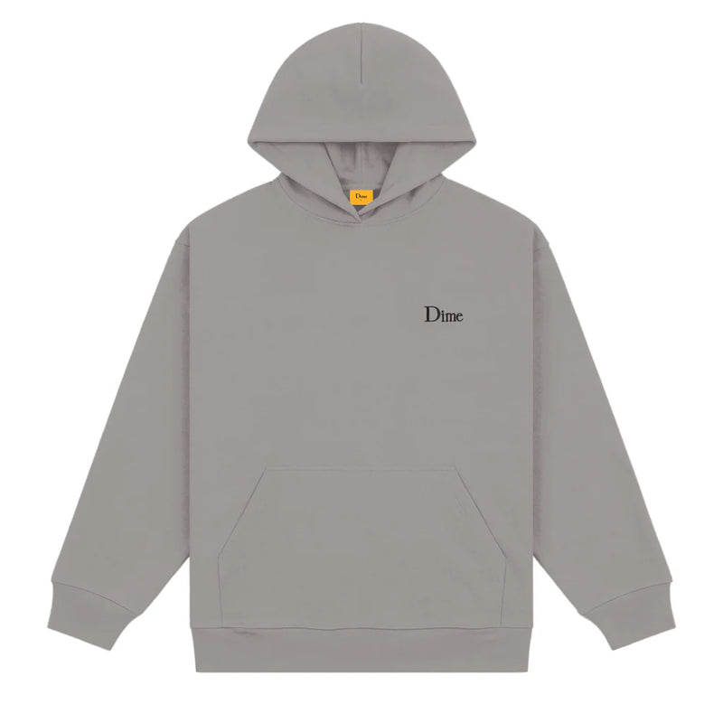 Dime Small Logo Hoodie - Charcoal