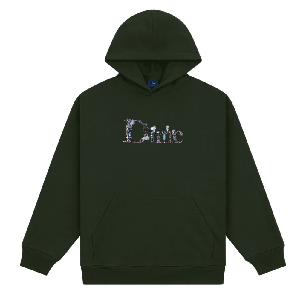 Dime Classic Steampunk Hoodie - Forest Green